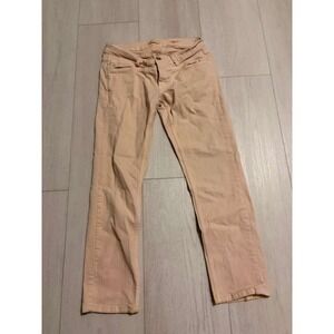 Closed Starlet Low Rise Cropped‎ Skinny Made in Italy Jeans Sz 30 Light Pink